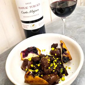 dessert-myrtille-restaurant-traditionnel-gastronomique-abbaye-la-sauve