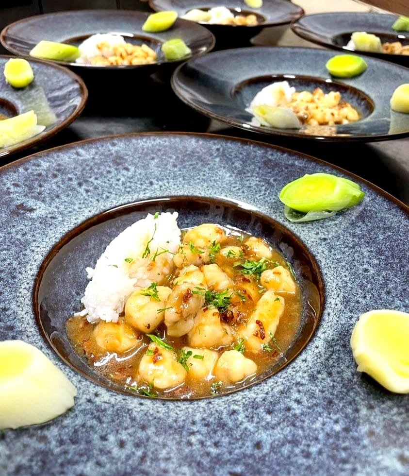 riz restaurant Abbaye la Sauve gastronomique traditionnel Créon